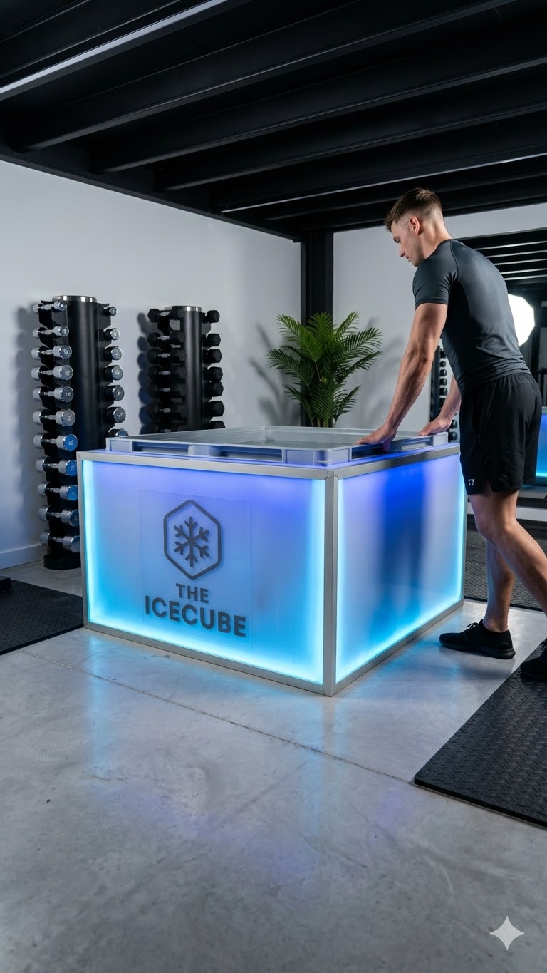 The IceCube Pro - Premium Ice Bath System with LED lighting